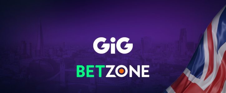 GiG Delivers Second UK Brand launch in as many months, as Betzone goes live on Powerful CoreX iGaming Platform.